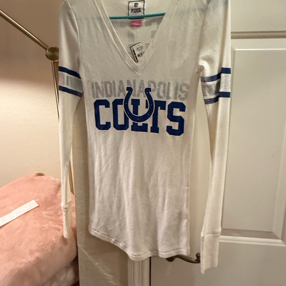 Indianaplis Colts Victoria Secret thermal top NWT xs sold out